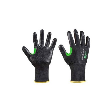 Honeywell North CoreShield 240913B7S Cut Resistant Gloves, Smooth Nitrile Coating, A4D, Size 7 24-0913B/7S